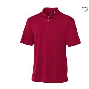 Cutter & Buck NWT Crimson Polo Shirt Short Sleeve Mens Small MCK00291